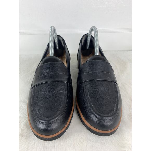 Dr. Scholl's Women's Nice Day Lug Sole Loafers Black Size 8.5 - Picture 2 of 8